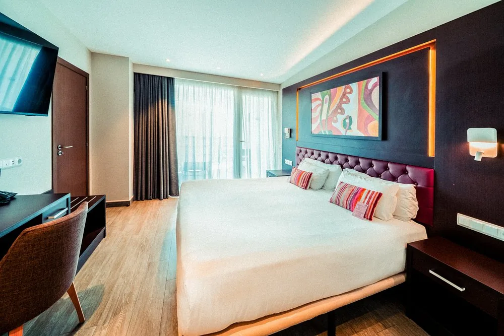 Double room interior at Marina Hotel Benidorm