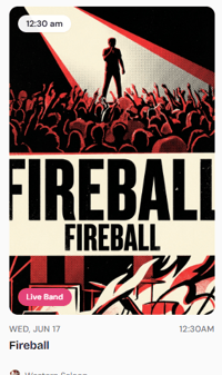 Fireball at Western Saloon — Sat, Oct 10 9:00 pm