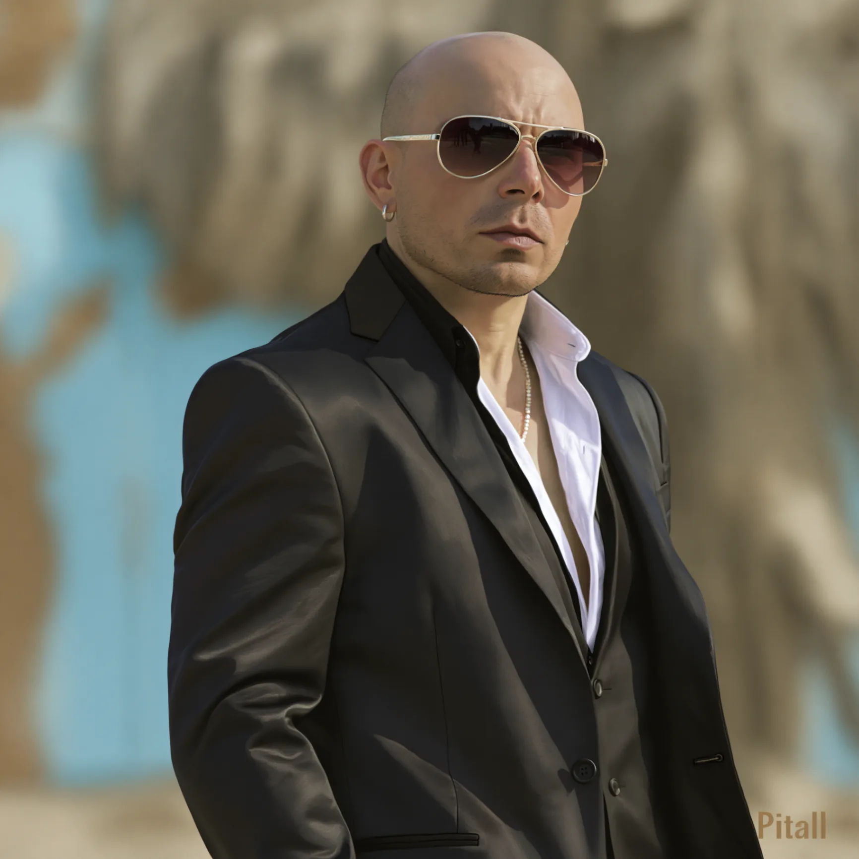 Pitbull tribute act in Benidorm