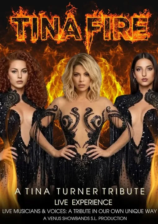 Tina Fire — A Tina Turner tribute live show poster