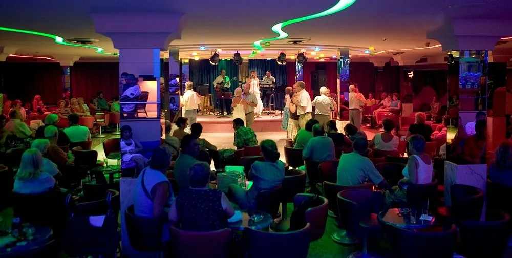 Show lounge entertainment at Rosamar Hotel Benidorm