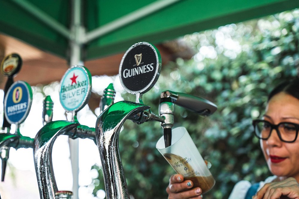 Draft beer taps at Magic Natura Oktoberfest event