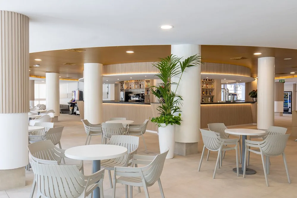 Refurbished lobby bar at Rosamar Hotel Benidorm