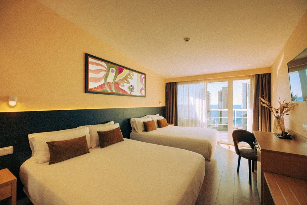 Twin room at Marina Hotel Benidorm